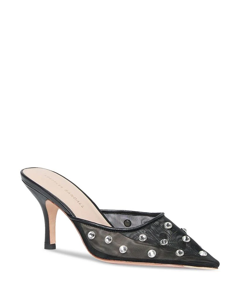 Loeffler Randall Women's Embellished Mesh High Heel Pumps 1