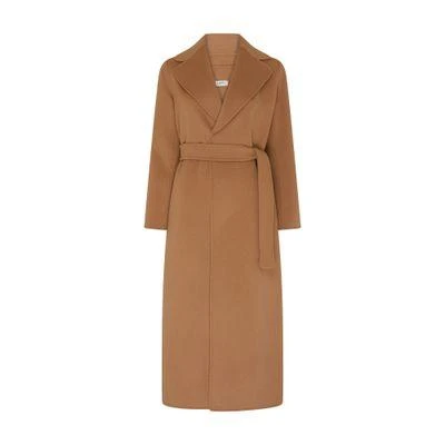 Max Mara Poldo long belted coat 1