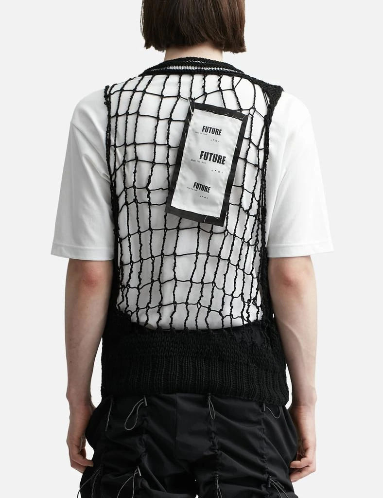 99% IS Handmade Knit Net Vest 4