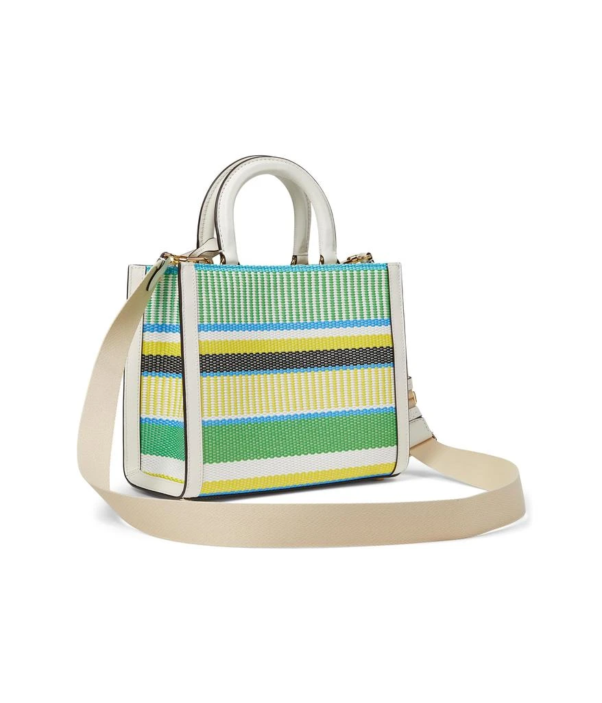 Kate Spade Manhattan Striped Woven Straw Small Tote 2
