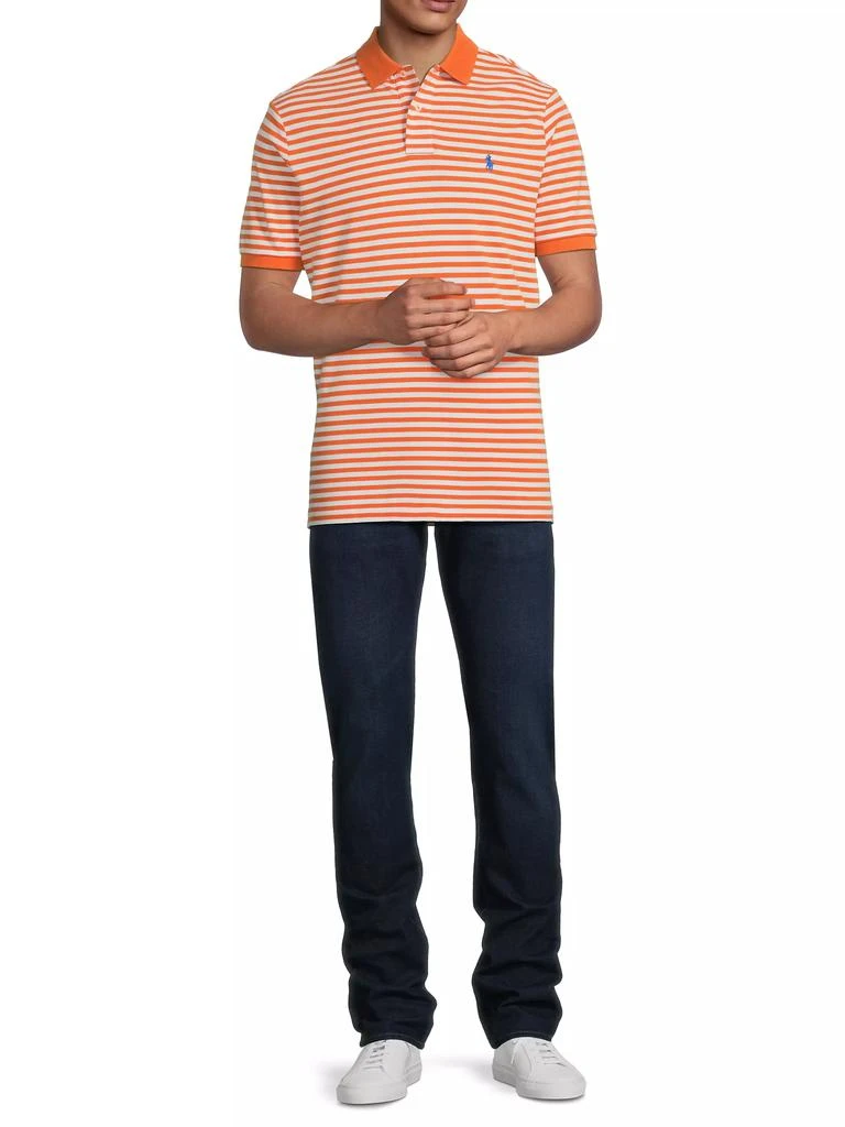 Ralph Lauren Stripe Cotton Mesh Classic Fit Polo Shirt 2