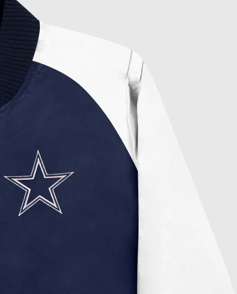 Starter Starter - Women
s Dallas Cowboys Snap-front Varsity Satin Starter Jacket 4