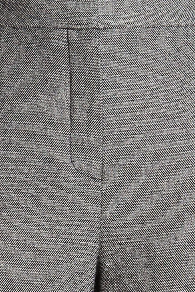 VERONICA BEARD Lebone cotton-blend tweed flared pants 4