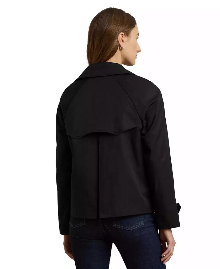 Ralph Lauren Women's Short Double-Breasted Trench Coat