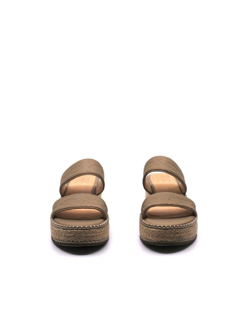 Frye Women's Joy Woodstock 2 Band Platform Slide In Clay 3