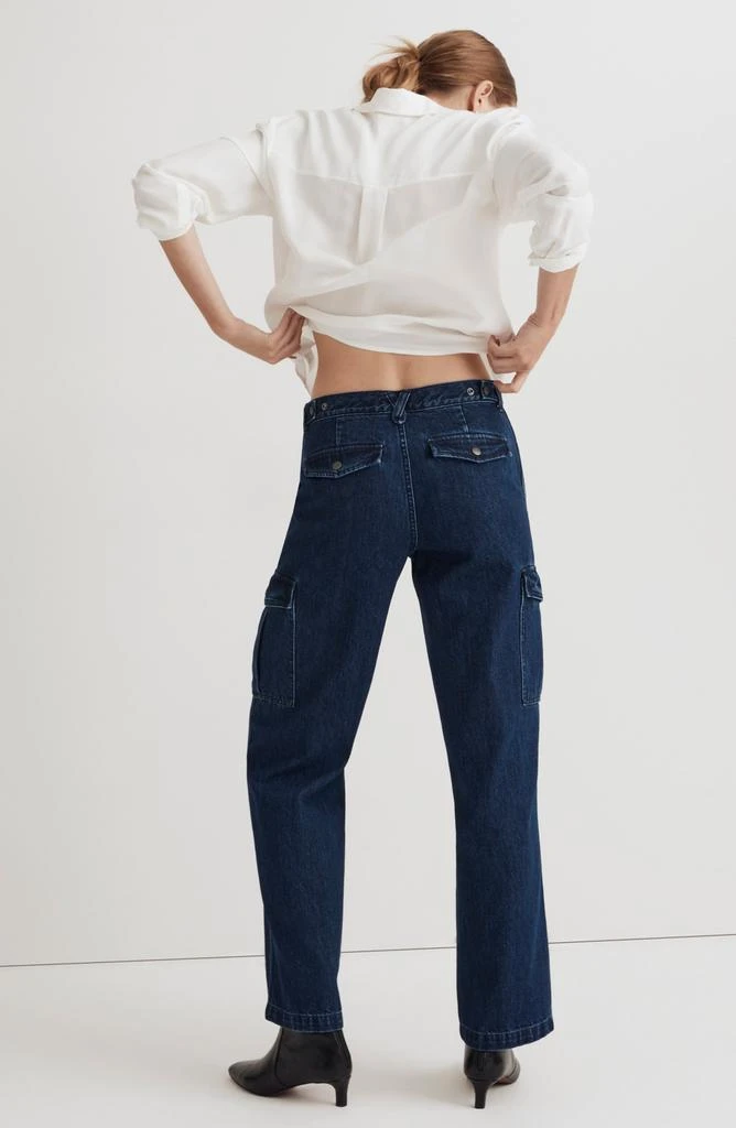 Madewell Low-Slung Straight Cargo Jeans 9