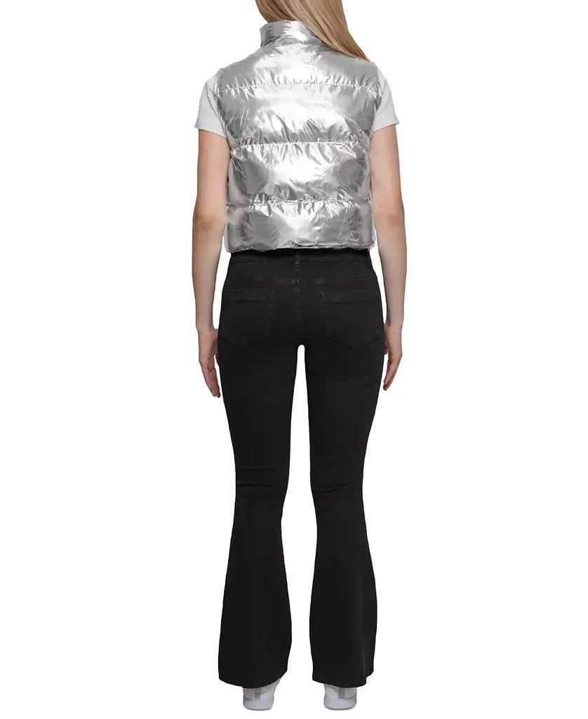 Almost Famous Juniors' Metallic Puffer Vest 2