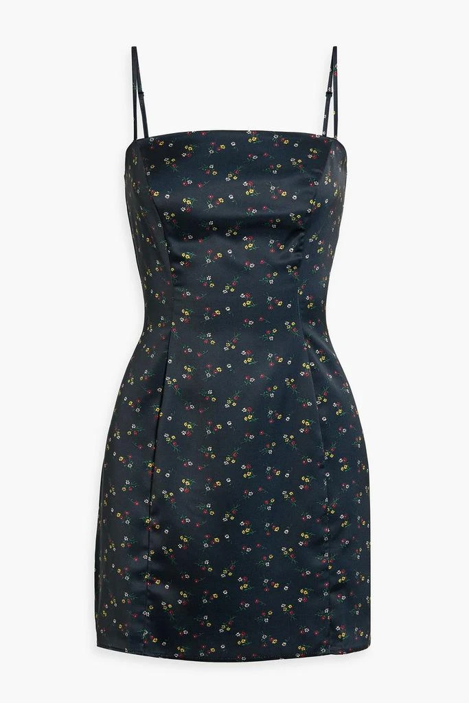 Mia floral-print satin mini dress  On Sale Now with Up to 80% Off |  Discover Exclusive Deals & Savings at BeyondStyle  Authentic HVN mini  dresses|dresses|clothing|cocktail and party dresses|women with Limited-Time