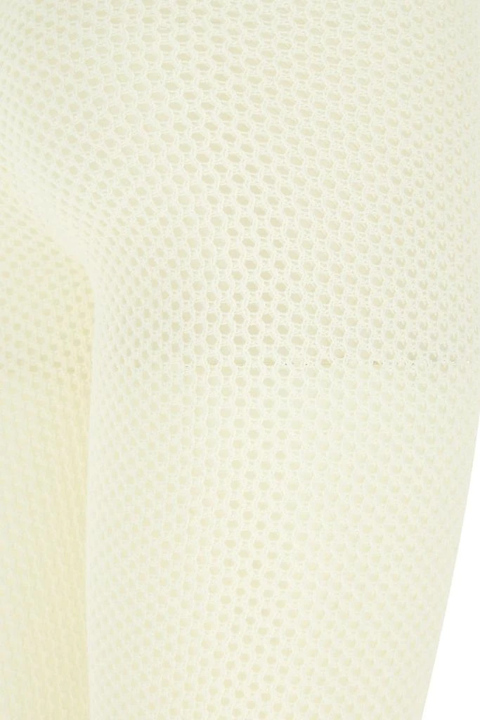 ANDREA ADAMO Ivory stretch viscose blend pant 2