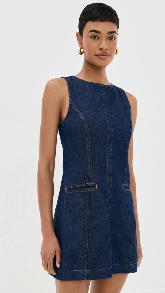 Reformation Citron Denim Mini Dress 1