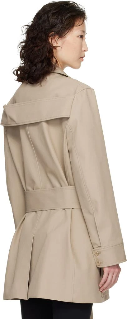 Courrèges Beige Utility Belted Coat 3