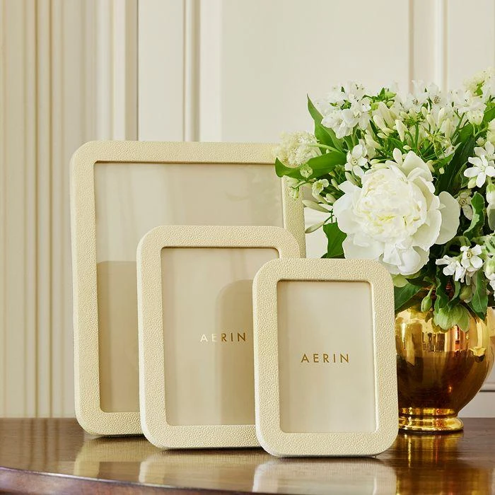 AERIN Modern Shagreen Frame, 4" x 6" 4
