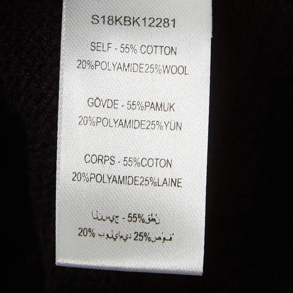 Opening Ceremony Opening Ceremony Black Cotton Snap Tape Cardigan S 5