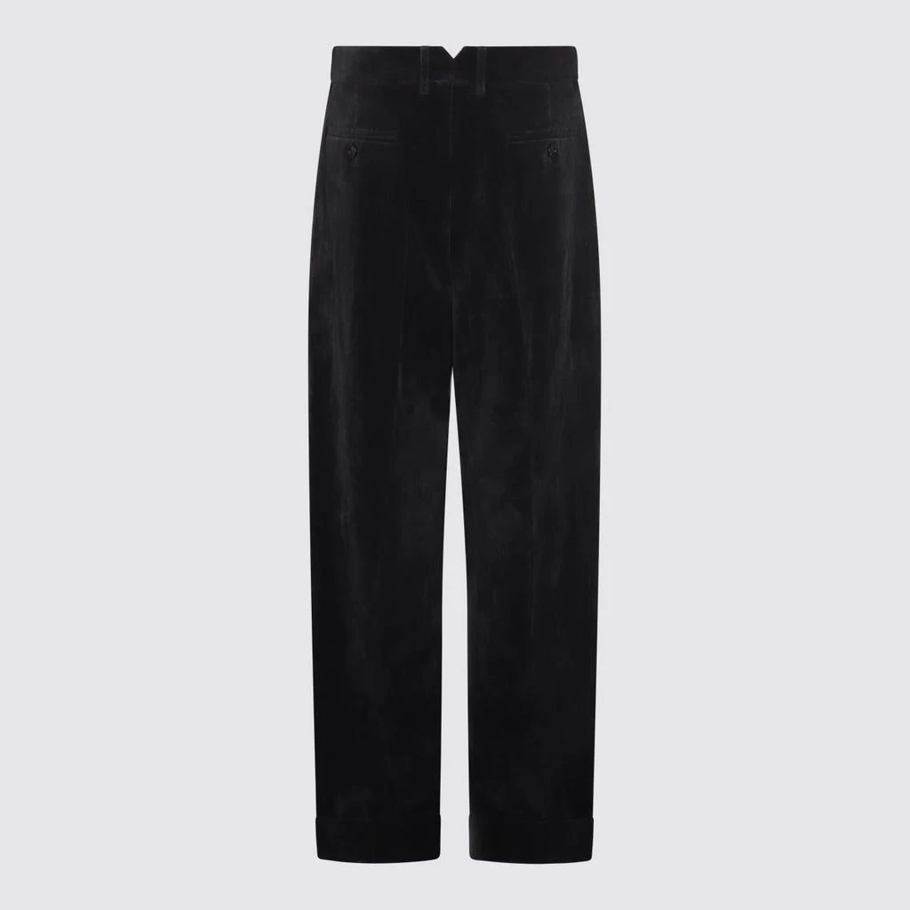 Valentino Valentino Garavani Dark Blue Cotton Pants 2