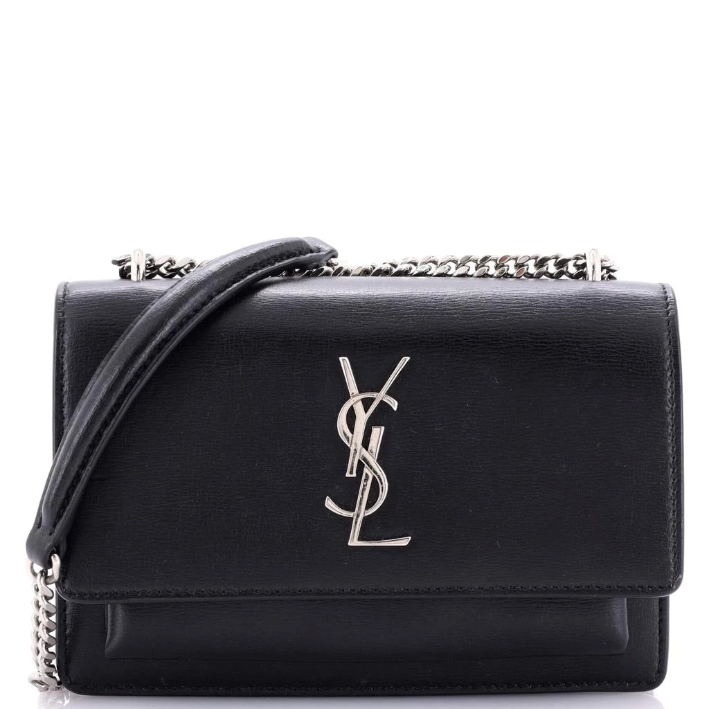 Yves Saint Laurent Sunset Chain Wallet Leather 1