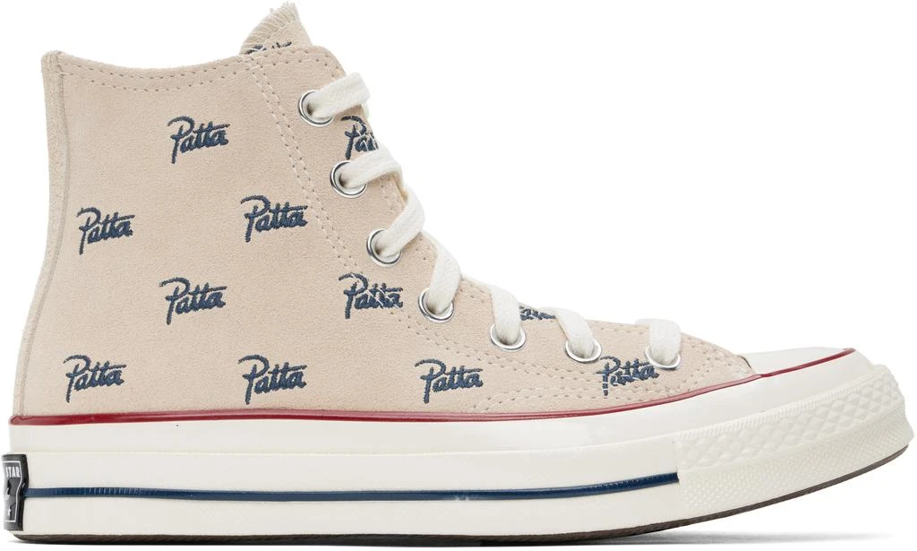 High Top Converse Off White Prezzo Shop Off-White Patta Edition Chuck 70  High Top Sneakers On Sale At