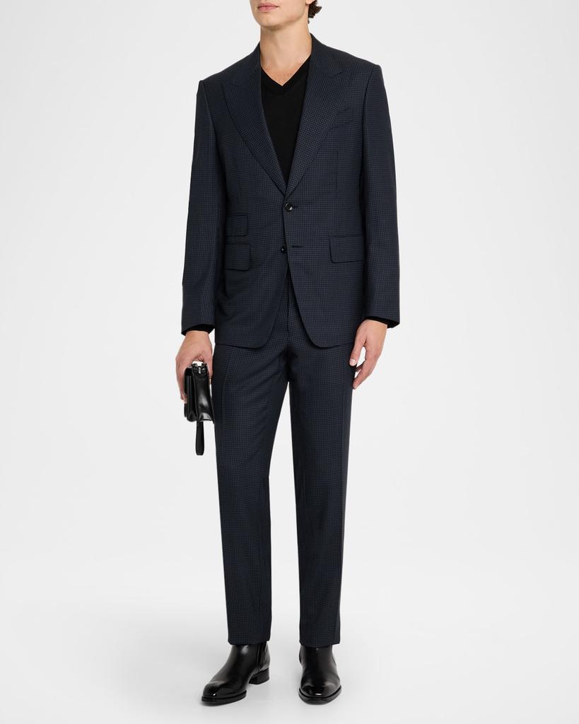 Tom Ford Men's Shelton Tiny Houndstooth Suit
