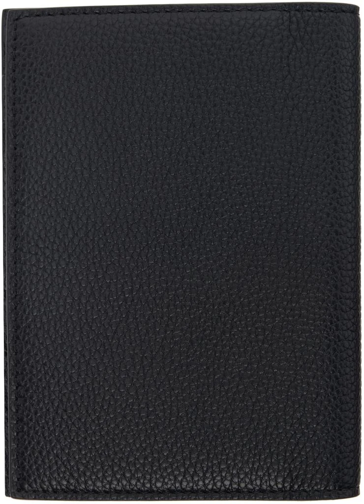 Tom Ford Black Soft Grain Leather T Line Passport Holder 2
