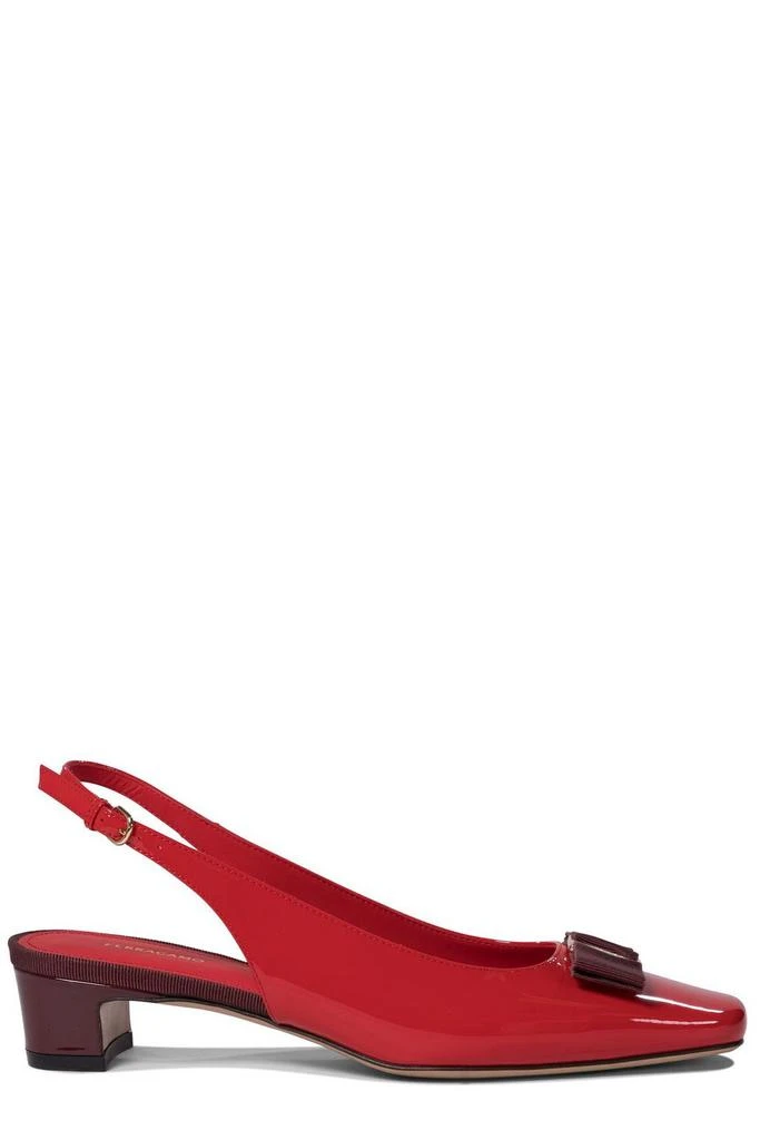 Salvatore Ferragamo Ferragamo Iconic Bow Slingback Pumps 1