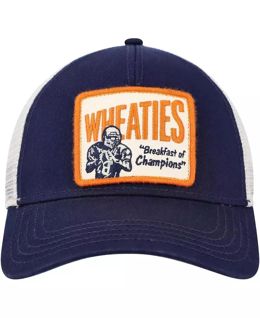 American Needle Men's Navy, Cream Wheaties Valin Trucker Snapback Hat 3
