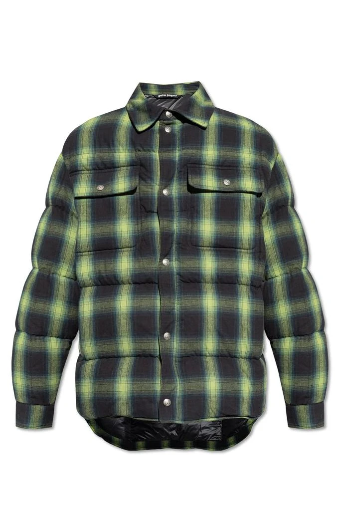 Palm Angels Palm Angels Checked Puffer Jacket 1