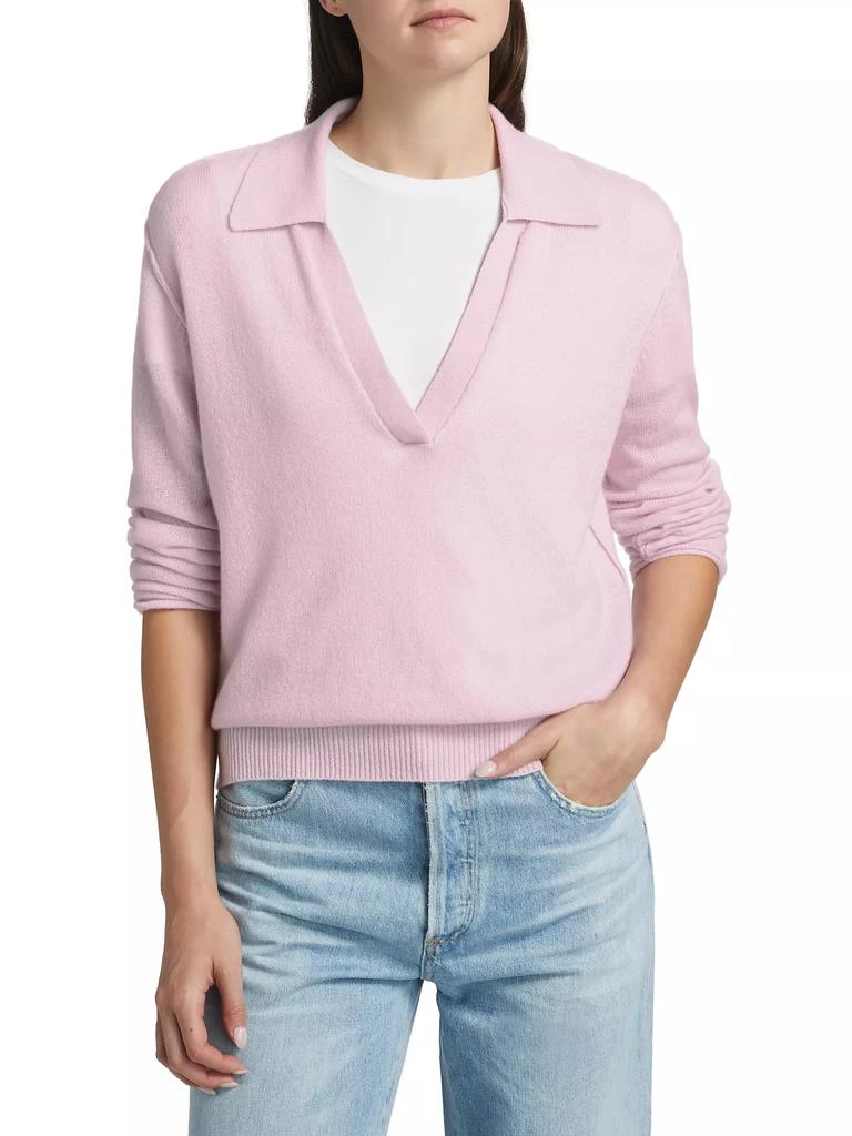 ATM Anthony Thomas Melillo Cashmere Polo Sweater 3