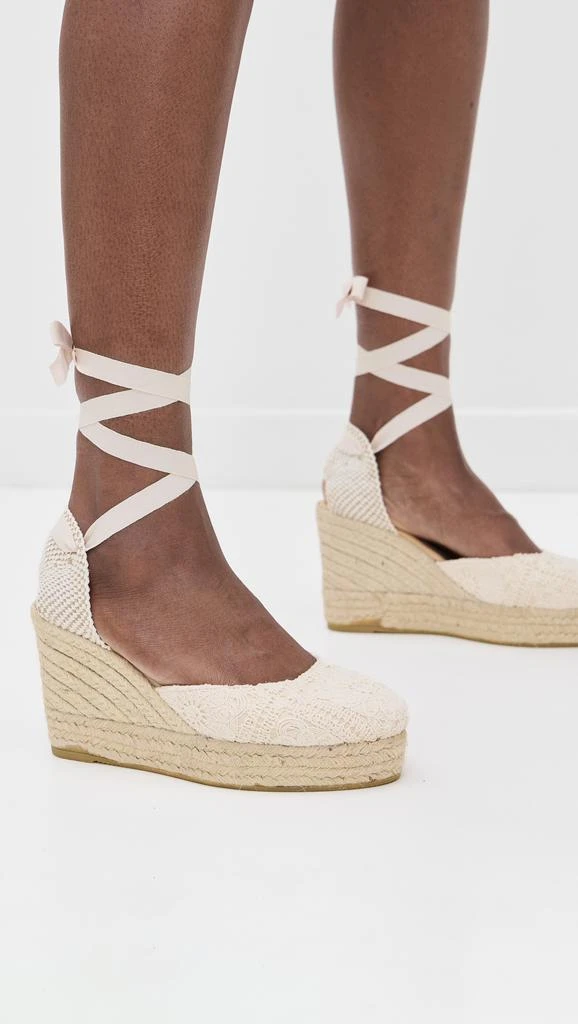Manebi Wedge Crochet Espadrilles 4
