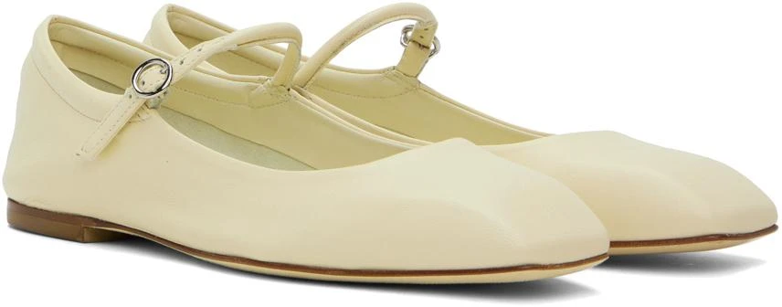 AEYDE Off-White Uma Ballerina Flats 4
