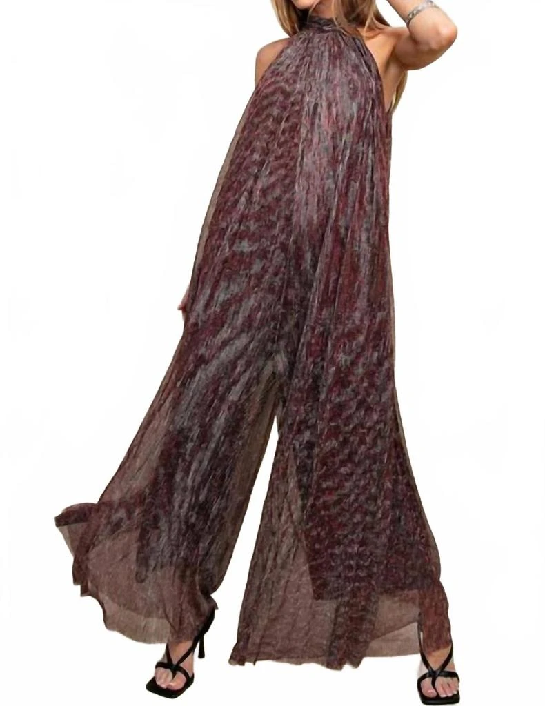 Kori One In A Million Jumpsuit In Brown 3