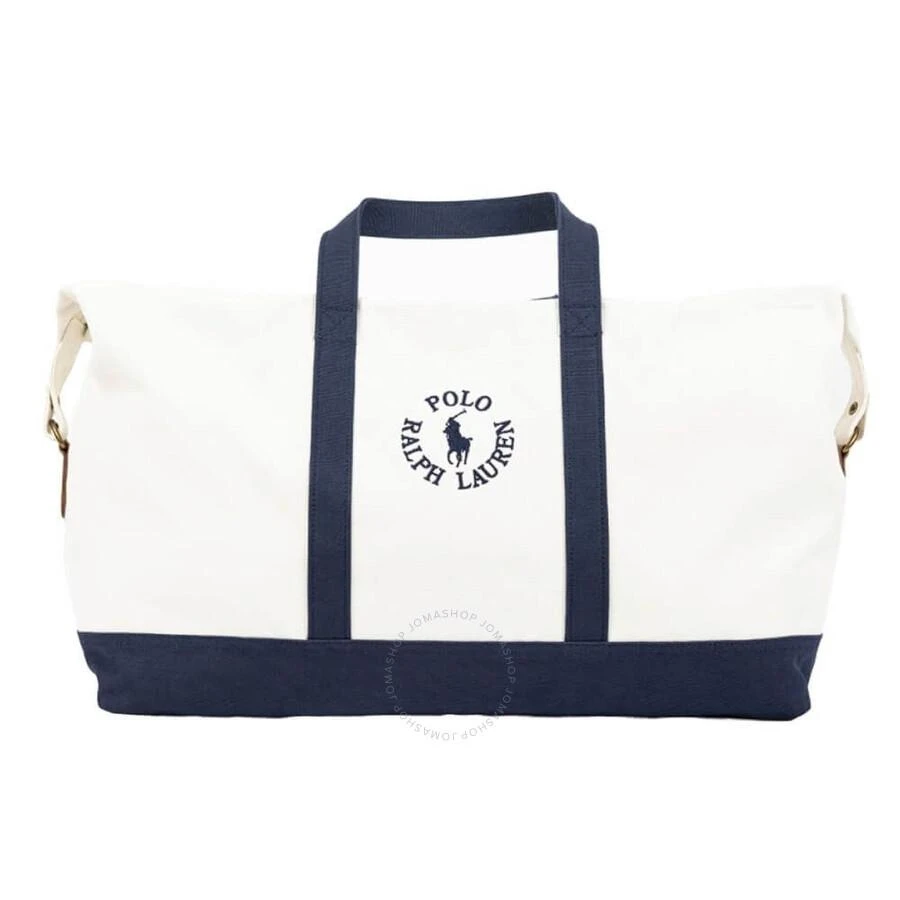 Ralph Lauren Logo Embroidery Canvas Duffle Bag 1