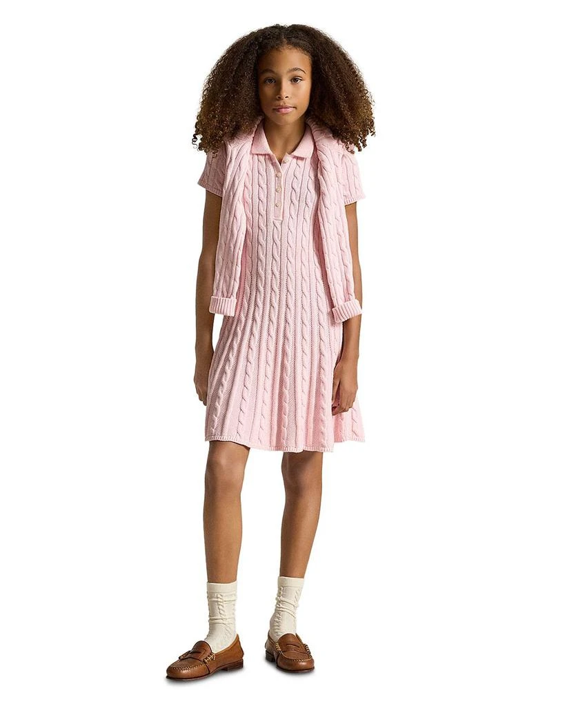 Ralph Lauren Girls' Cable Knit Cotton Polo Sweater Dress - Little Kid, Big  Kid - Baby Clothing - Free Shipping - BeyondStyle