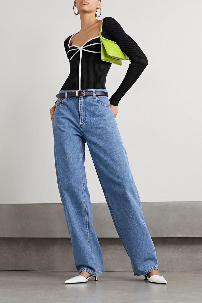 Mara Hoffman Ribbed cotton-blend sweater