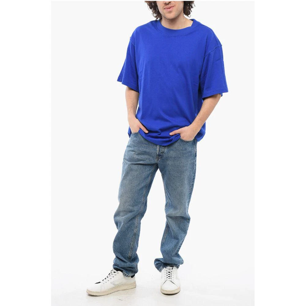 Adidas Adidas Cotton Crew-neck T-shirt with Tone On Tone Details 4