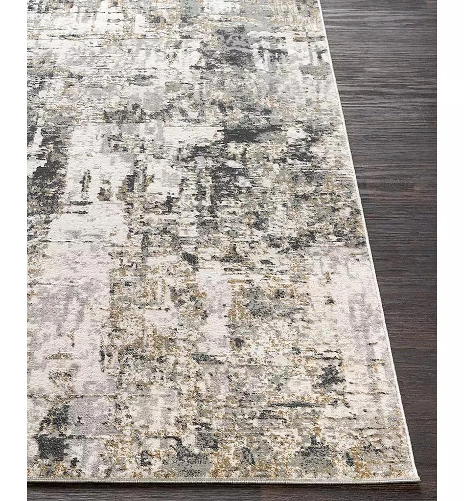 Surya Quatro QUA-2300 Medium Gray 7'10" x 10'3" Area Rug 4