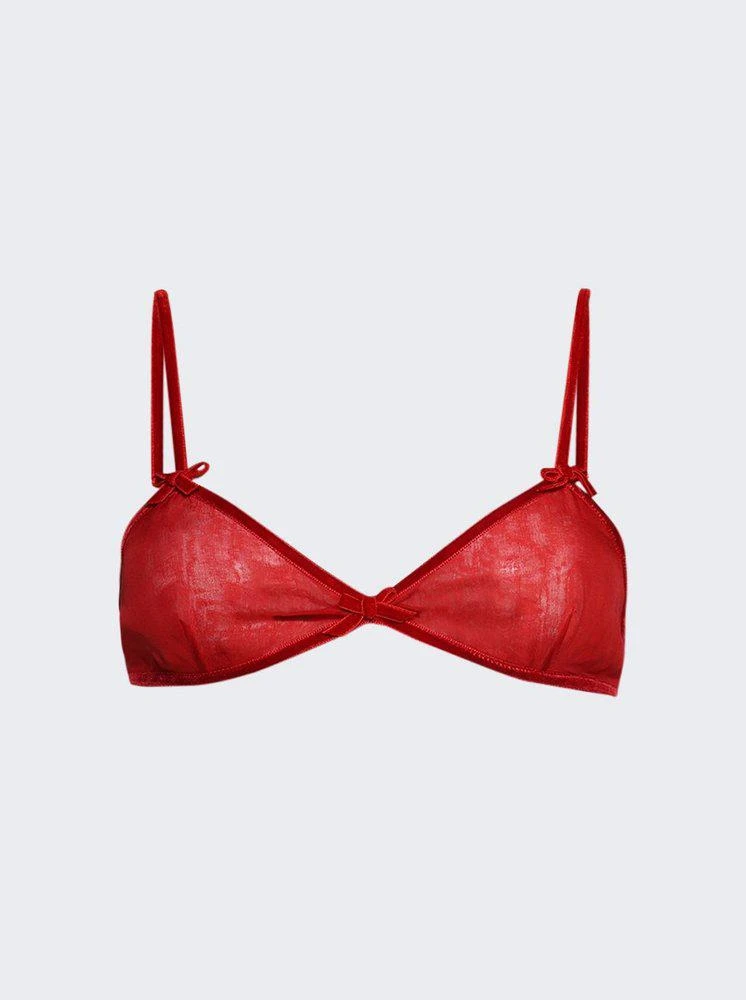 Valentino Valentino Bow Detail Triangle Bra