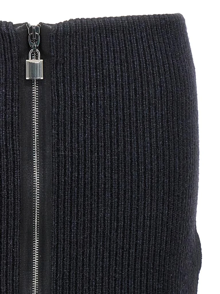 Tom Ford Tom Ford High-Waisted Ribbed Knit Midi Skirt 3