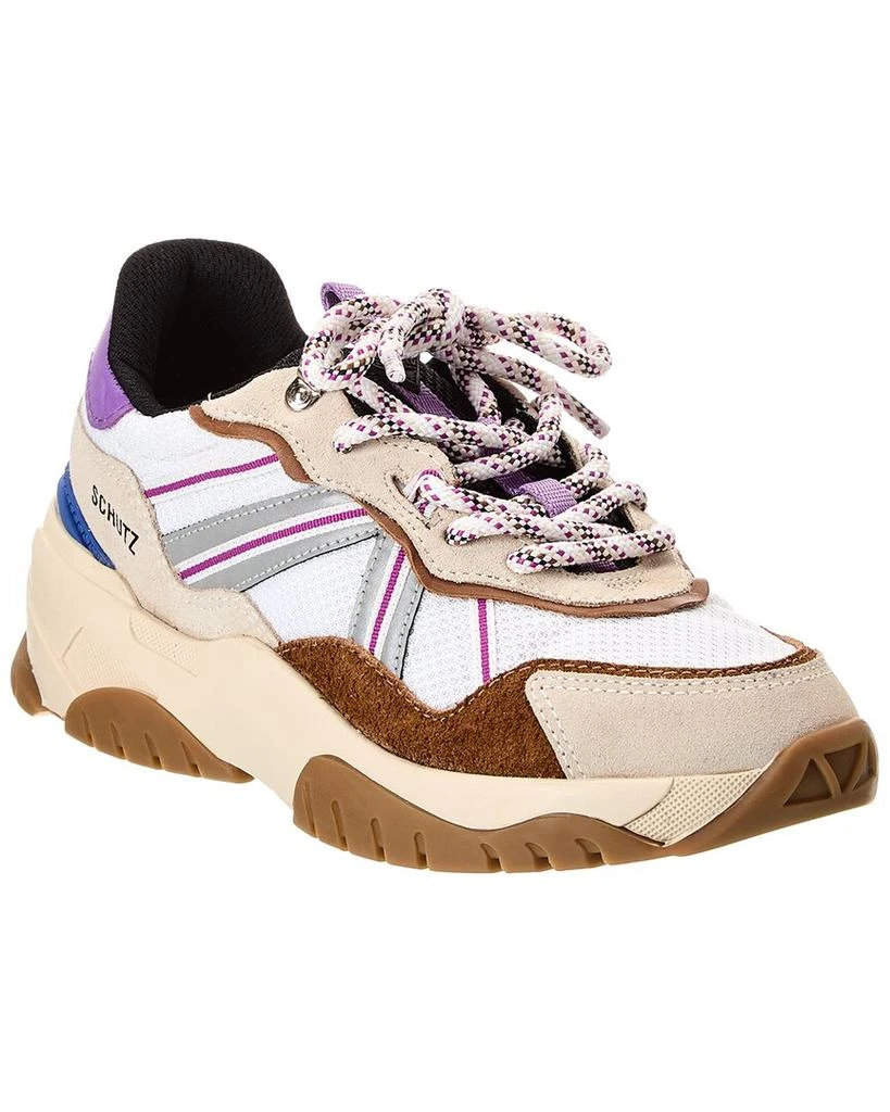 Schutz Schutz Explorer 001 Suede & Leather Sneaker 1