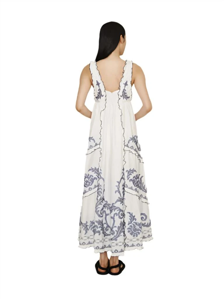 alemais hazel embroidered midi dress ALEMAIS~ Hazel embroidered midi dress