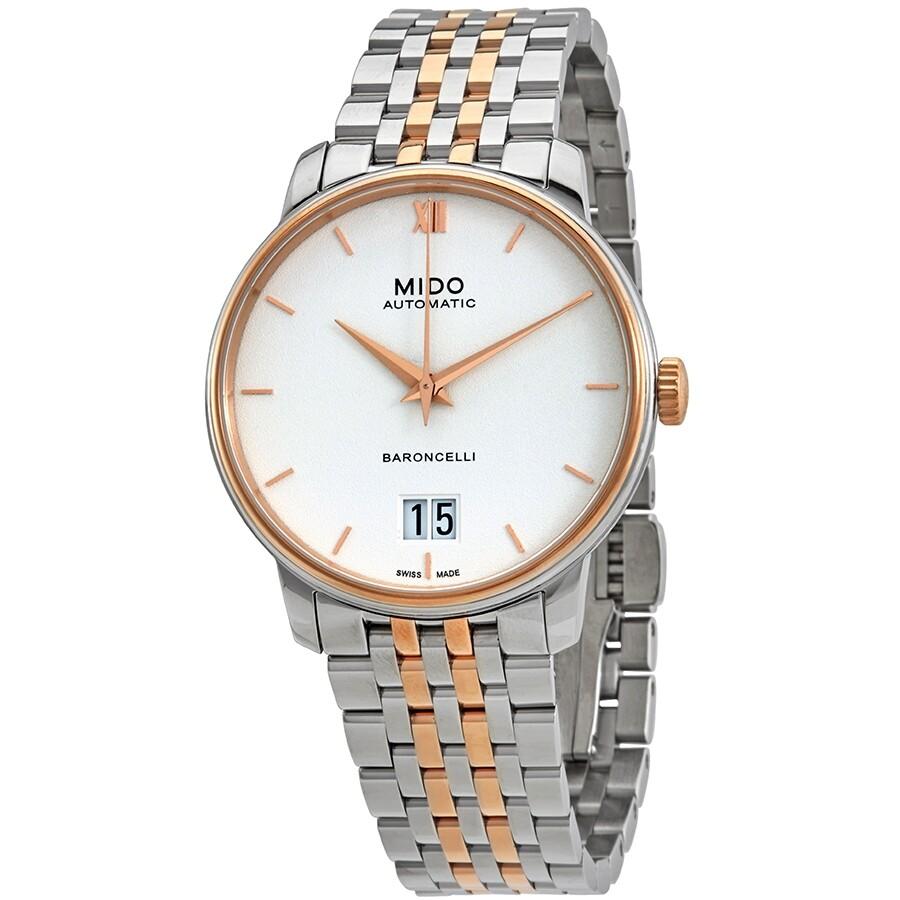 MIDO Baroncelli Automatic White Dial Men's Watch M0274262201800