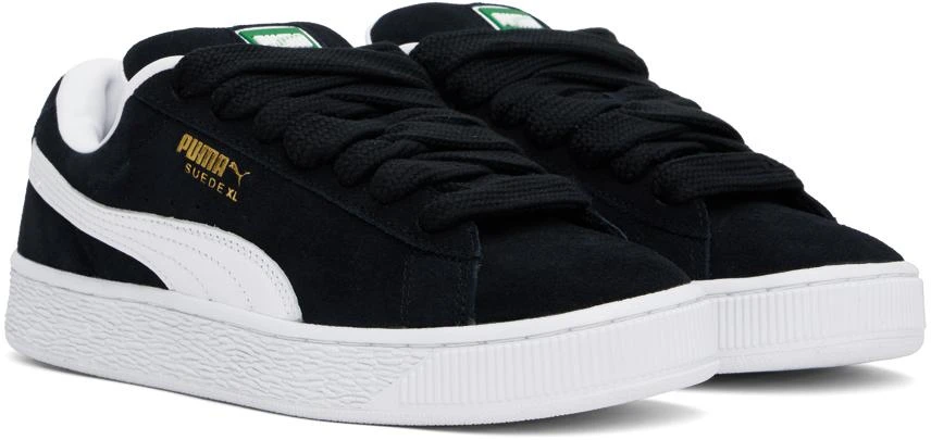 Puma Black Suede XL Sneakers 4