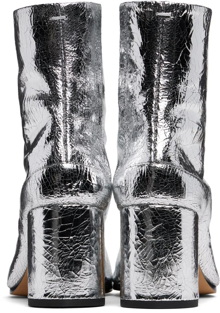 MAISON MARGIELA Silver Tabi Broken Mirror Boots 2
