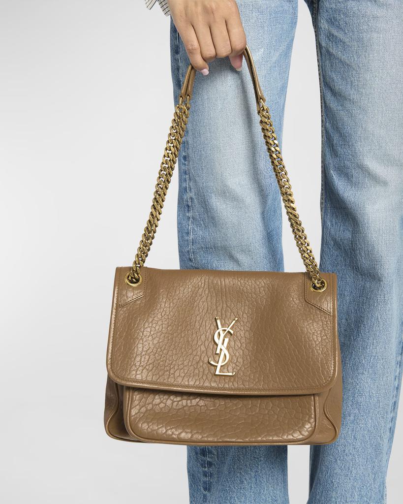 Yves Saint Laurent Niki Medium YSL Leather Shoulder Bag