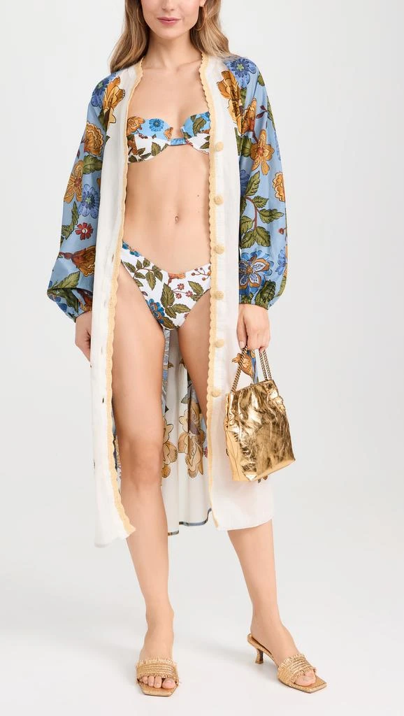 Farm Rio Garden Scarf Underwire Bikini Top 4