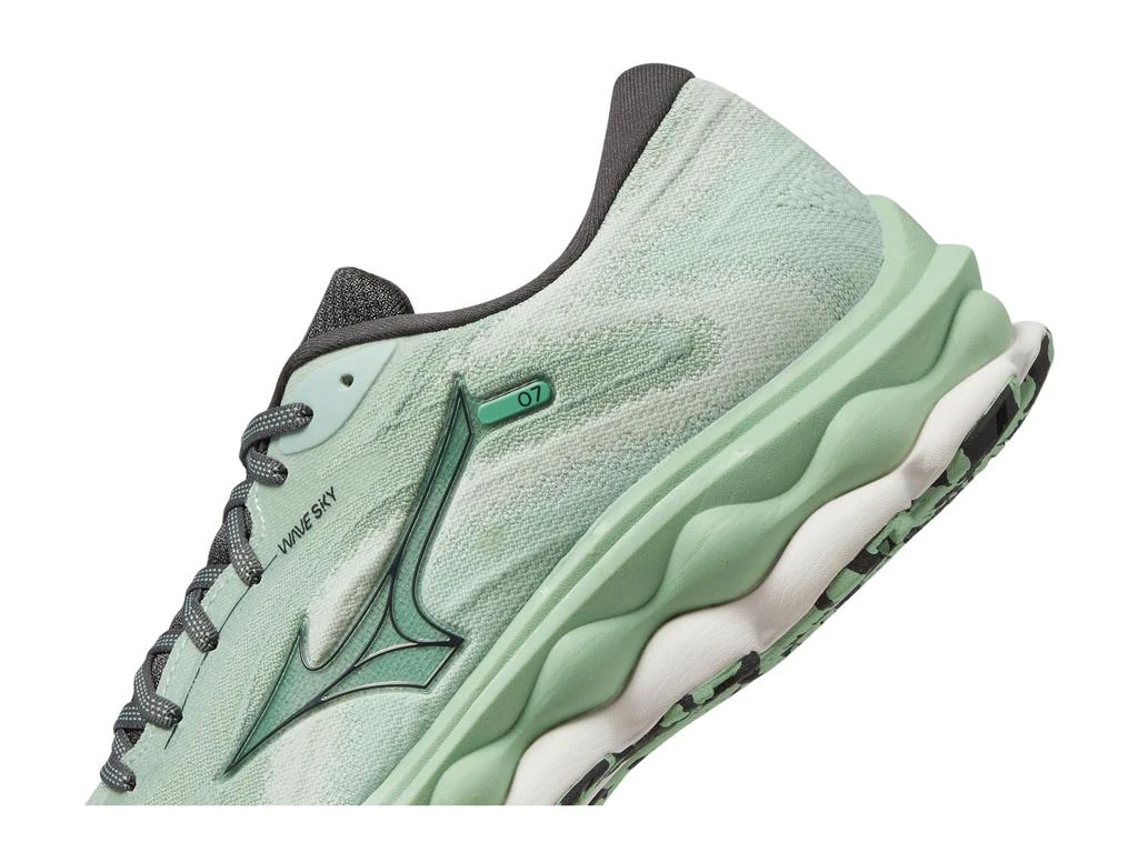 MIZUNO MENS WAVE SKY 7 RUNNING SHOES GRANITE GREEN SIZE 11 NEW $170 Men main image 4