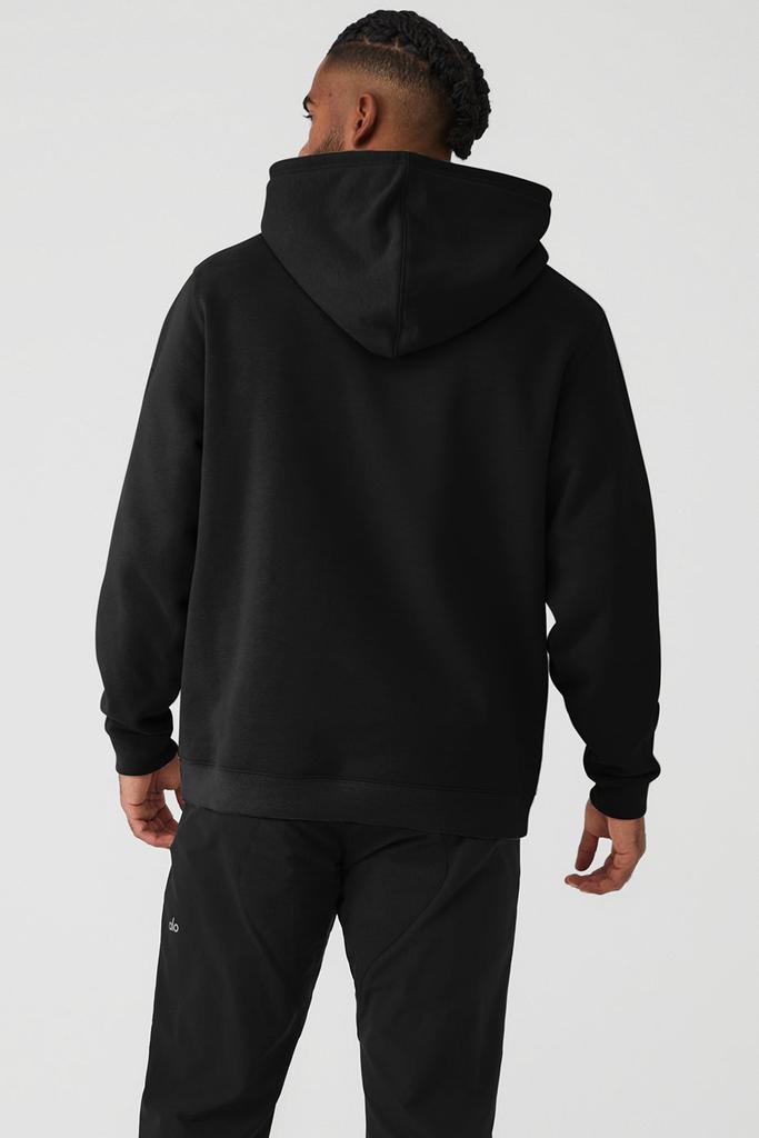 Alo Renown Heavy Weight Hoodie - Black - Hoodies - Free