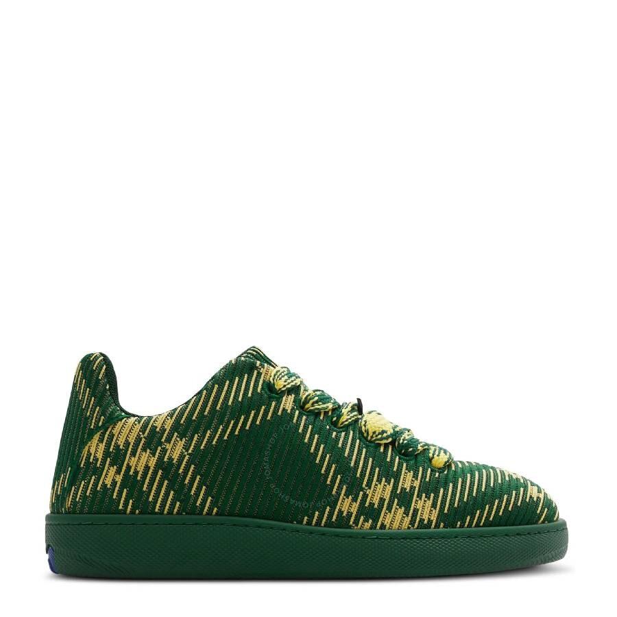 【関税&送料込】Burberry Sneakers Green Burberry Embossed Logo Box Sneakers - Casual Shoes - Save
