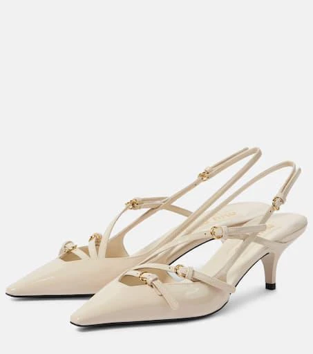 Miu Miu Patent leather slingback pumps 5