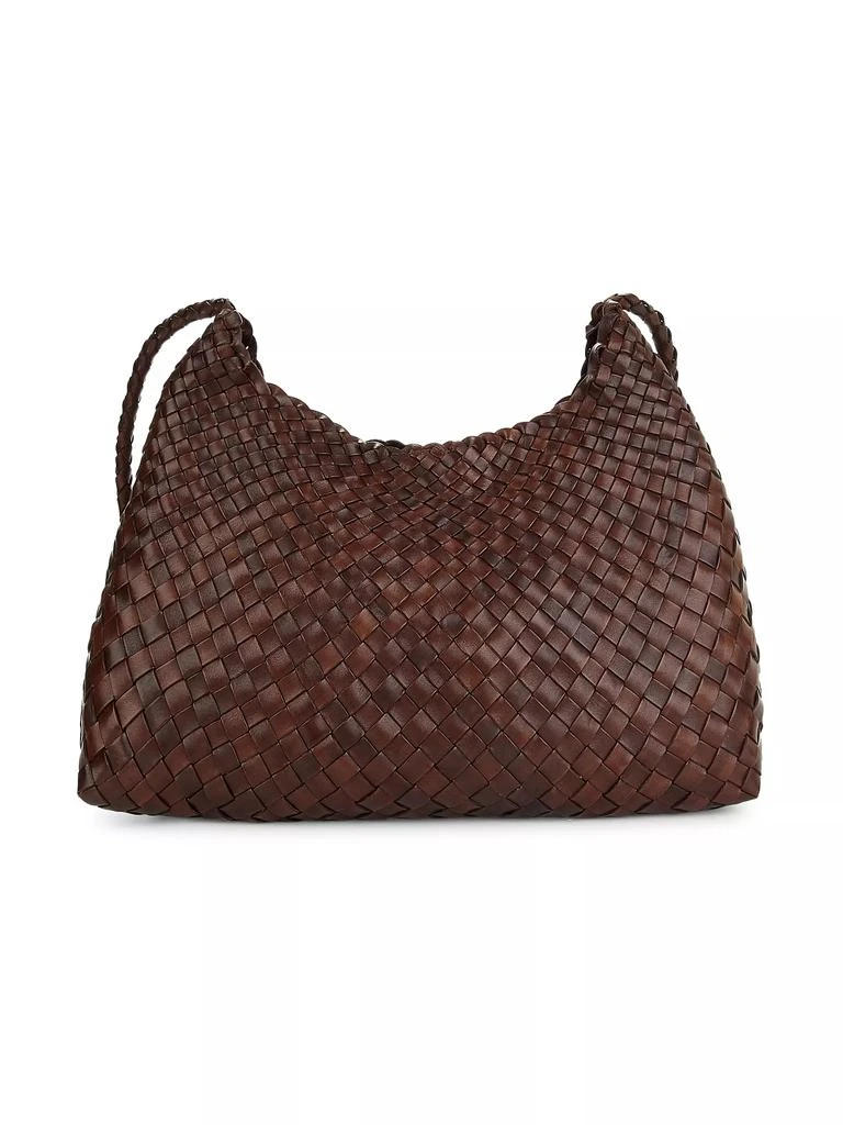DRAGON DIFFUSION Santa Rosa Woven Leather Crossbody Bag 1