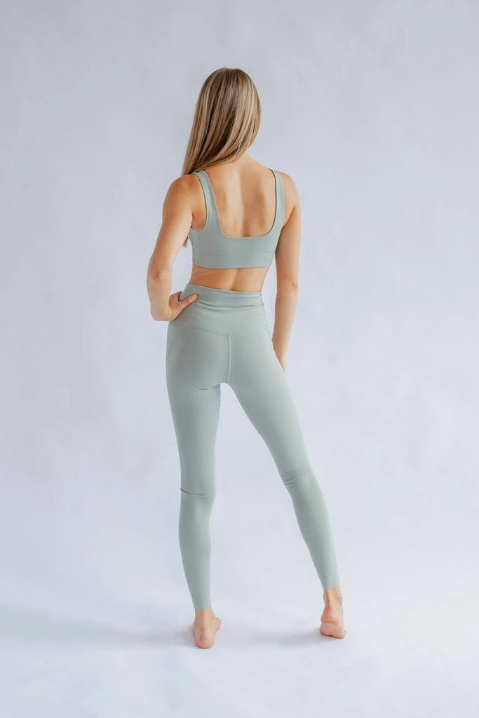 预计3周后发货 Girlfriend Collective Legging - Compressive High-Rise Legging - Agave 4
