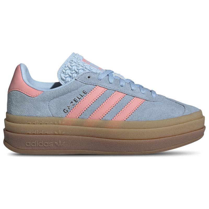 adidas Originals Gazelle Bold Girls Grade School Clear Sky Semi Pink Spark 03.5